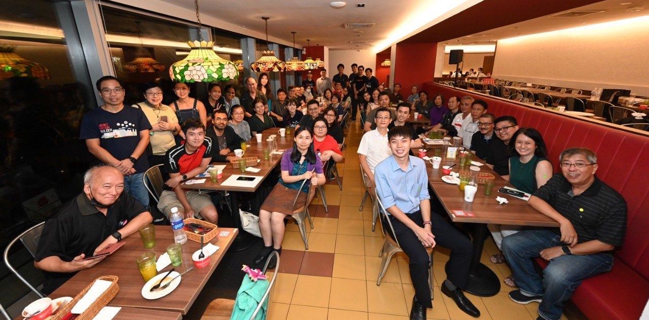 Tech Kaki appreciation dinner with members of the community